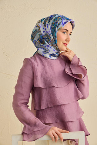 Silk Home Twill İpek Eşarp 11504-14 - Twill İpek Eşarp - | Silk Home