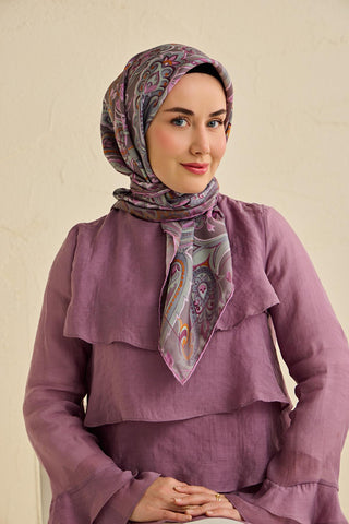 Silk Home Twill İpek Eşarp 11504-18 - Twill İpek Eşarp - | Silk Home