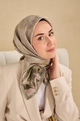Silk Home Twill İpek Eşarp 11511-17 - | Silk Home