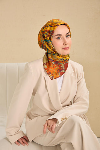 Silk Home Twill İpek Eşarp 11512-07 - Twill İpek Eşarp - | Silk Home