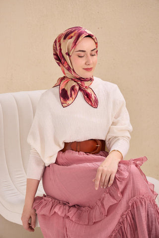 Silk Home Twill İpek Eşarp 11513-17 - | Silk Home