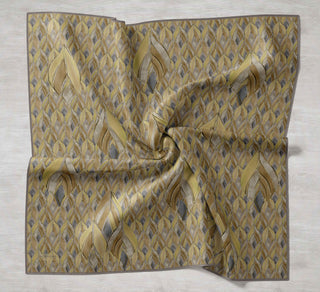 Twill İpek Eşarp Serenit Yağ Yeşili 90x90