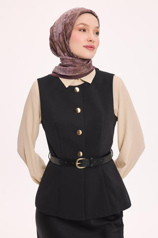 Viskon Velora Eşarp Dört Mevsim Dalga İzi Desen Koyu Gül Kurusu 90X90 - Velora Eşarp - | Silk Home