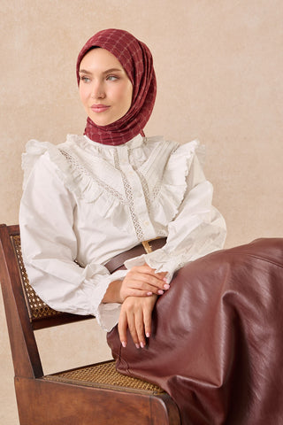 Silkhome Olinda Eşarp Bordo