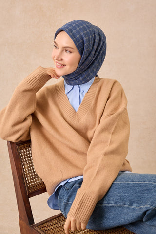 Silkhome Olinda Eşarp İndigo