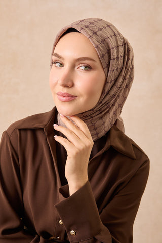 Silkhome Olinda Eşarp Sütlü Kahve