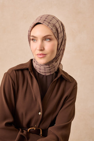 Silkhome Olinda Eşarp Sütlü Kahve