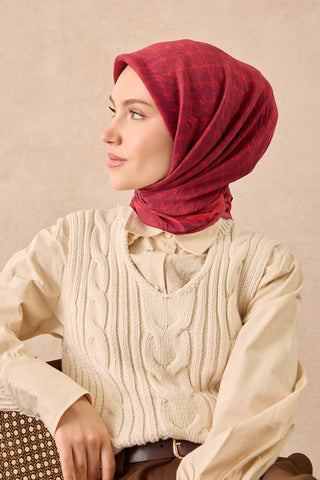 Silkhome Olinda Eşarp Vişne Çürüğü