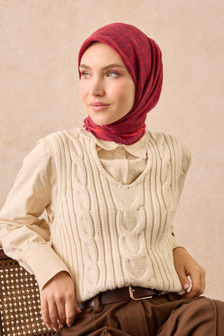 Silkhome Olinda Eşarp Vişne Çürüğü