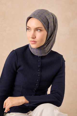 Silkhome Olinda Eşarp Yeşil Gri