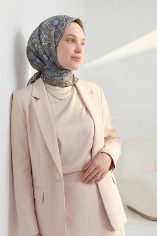 Soft Eşarp Antrasit 90x90 - Soft Eşarp - | Silk Home