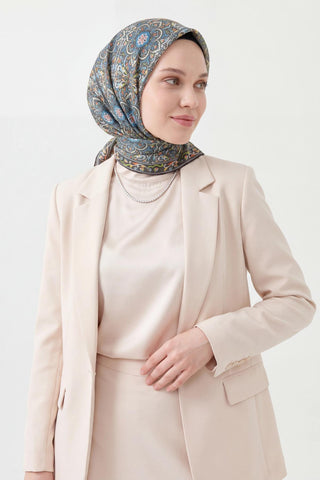 Soft Eşarp Antrasit 90x90 - Soft Eşarp - | Silk Home