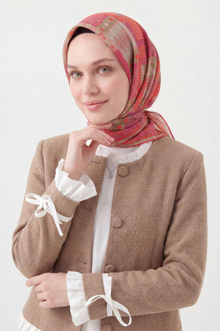 Soft Eşarp Authentic Fuşya