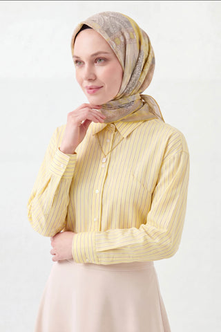 Soft Eşarp Authentic Sarı