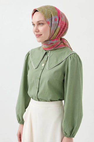 Soft Eşarp Authentic Şeker Pembesi