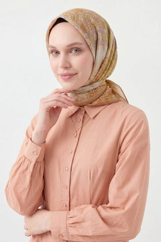 Soft Eşarp Authentic Taba