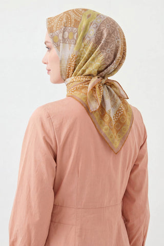 Soft Eşarp Authentic Taba - Soft Eşarp - | Silk Home