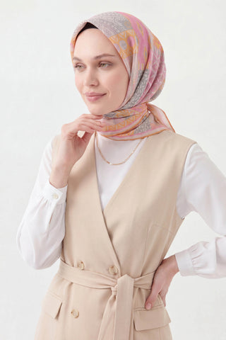 Soft Eşarp Authentic Tozpembe