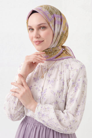 Soft Eşarp Authentic Yağ Yeşili