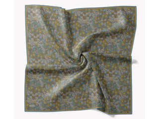 Soft Eşarp Autumn Bloom Gök Mavisi