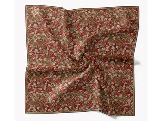 Soft Eşarp Autumn Bloom Koyu Kırmızı