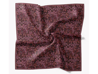 Soft Eşarp Autumn Bloom Koyu Pembe - Soft Eşarp - | Silk Home