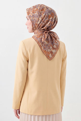 Soft Eşarp Autumn Bloom Taba