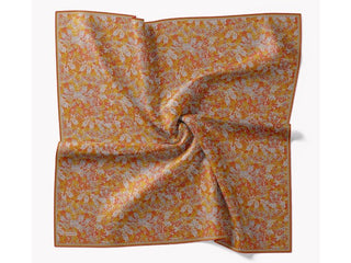 Soft Eşarp Autumn Bloom Turuncu - Soft Eşarp - | Silk Home