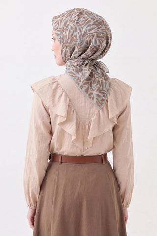 Soft Eşarp Çakıl Taşı Su Yeşili - Soft Eşarp - | Silk Home