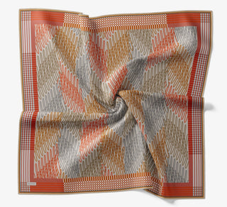 Soft Eşarp Eskiz Açık Gri - Soft Eşarp - | Silk Home