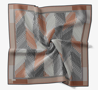 Soft Eşarp Eskiz Gri - Soft Eşarp - | Silk Home