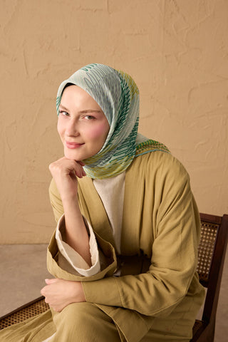 Soft Eşarp Eskiz Mint Yeşili