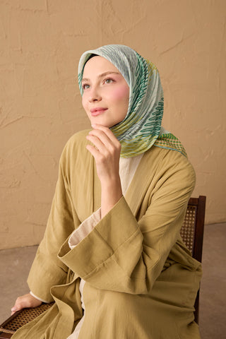 Soft Eşarp Eskiz Mint Yeşili