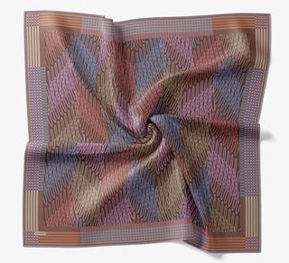 Soft Eşarp Eskiz Mocha Mousse - Soft Eşarp - | Silk Home
