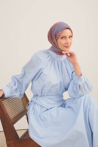 Soft Eşarp Eskiz Mocha Mousse - Soft Eşarp - | Silk Home