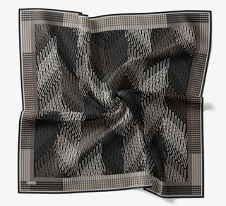 Soft Eşarp Eskiz Siyah - Soft Eşarp - | Silk Home