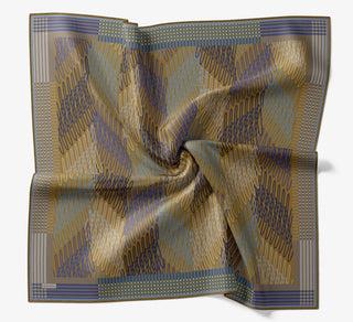 Soft Eşarp Eskiz Yağ Yeşili - Soft Eşarp - | Silk Home
