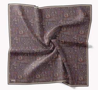 Soft Eşarp Etnik Acı Kahve - Soft Eşarp - | Silk Home