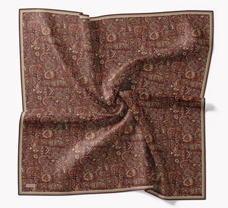 Soft Eşarp Etnik Bordo - Soft Eşarp - | Silk Home