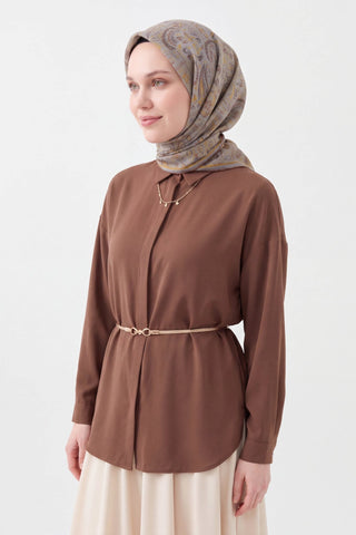 Soft Eşarp Etnik Gri - Soft Eşarp - | Silk Home