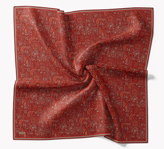 Soft Eşarp Etnik Kırmızı - Soft Eşarp - | Silk Home