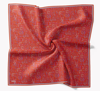 Soft Eşarp Etnik Turuncu - Soft Eşarp - | Silk Home