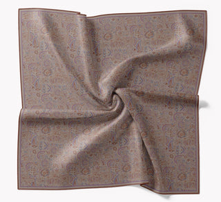 Soft Eşarp Etnik Vizon - Soft Eşarp - | Silk Home
