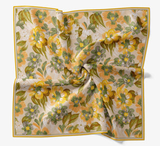 Soft Eşarp Fleur Sarı