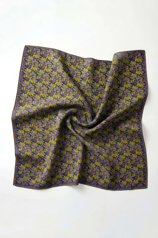 Cotton Blend Scarf, Burgundy, Geometric Triangle Pattern, Soft Texture, Non-Slip, 90x90 cm.