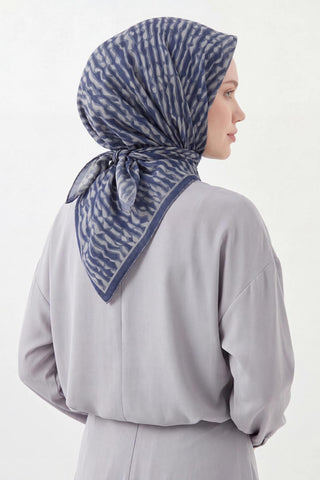 Soft Eşarp Flow Lacivert