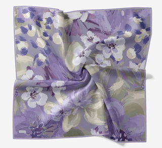 Soft Eşarp Flower Eflatun