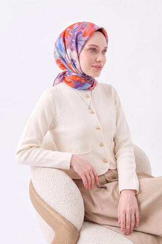 Soft Eşarp Flower Llia - Soft Eşarp - | Silk Home