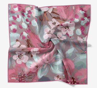 Soft Eşarp Flower Pembe