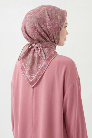 Soft Eşarp Fuşya 90x90 - Soft Eşarp - | Silk Home